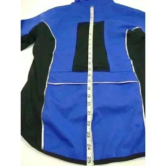 Zorrel Women Jacket Blue Weather Series Full Zip Cycling Size L Reflective - Picture 9 of 9